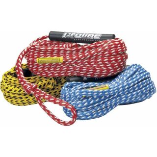 PROLINE | 60 3/8" DELUXE TUBE ROPE w/FLOAT - RED - 2 RIDERS