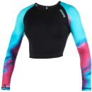 MYSTIC | DAZZLED WOMENS LS CROP LYCRA TOP AURORA 2019 S