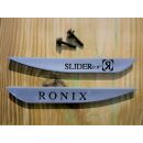 RONIX | SLIDER FINS 0.8" SILVER SET OF 2