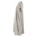 FOLLOW | HOODED TOWELIE PONCHO STONE - LARGE