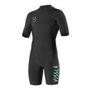 VISSLA | BOYS 2/2 KIDS FLAT LOCK SHORTY BLACK BZ 2023