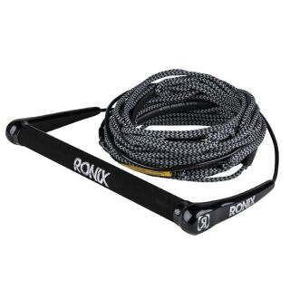 RONIX | COMBO 3.0 HIDE GRIP W/70 FT SOLIN HYBRID ROPE 2024  BLACK
