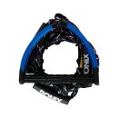 RONIX | 25 BUNGEE SURF ROPE W/ 11" LEATHER SYNTHETIC HANDLE 2024 - CHROME BLUE