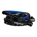 RONIX | 25 BUNGEE SURF ROPE W/ 11" LEATHER SYNTHETIC HANDLE 2024 - CHROME BLUE